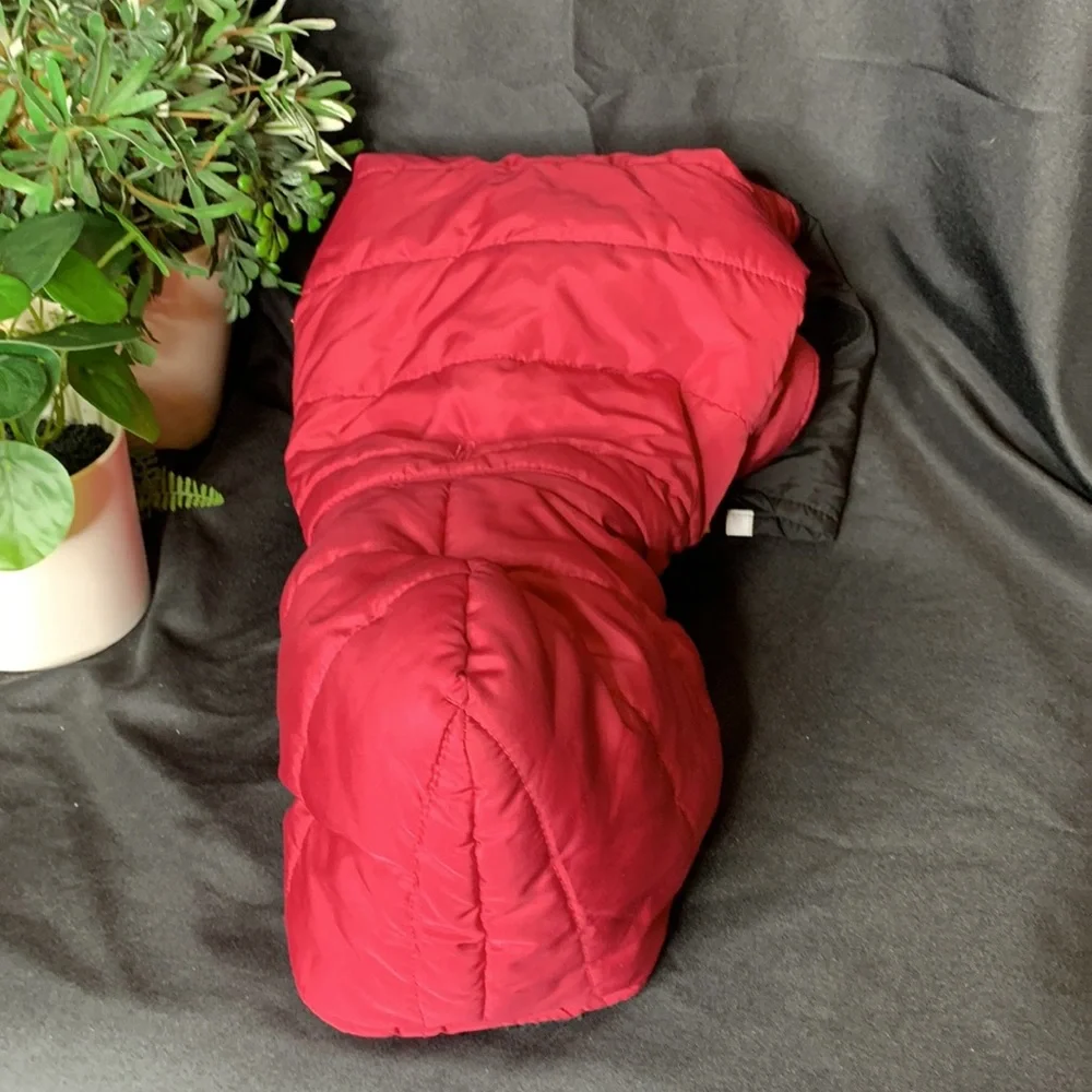 Companion Road Reflective Magenta / burgundy Doggie Snow Suit Size medium